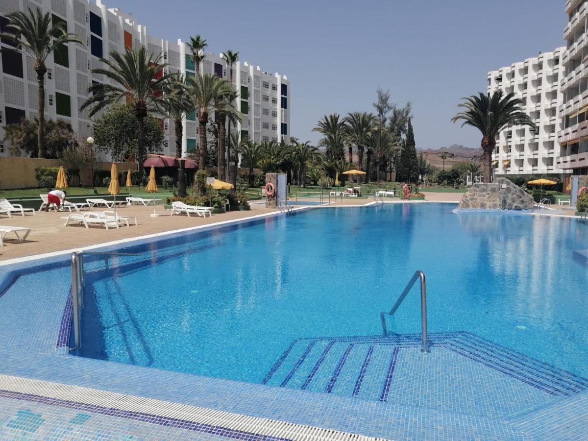 Ancora Angela - Playa Del Ingles Apartment มาสปาโลมาส ภายนอก รูปภาพ