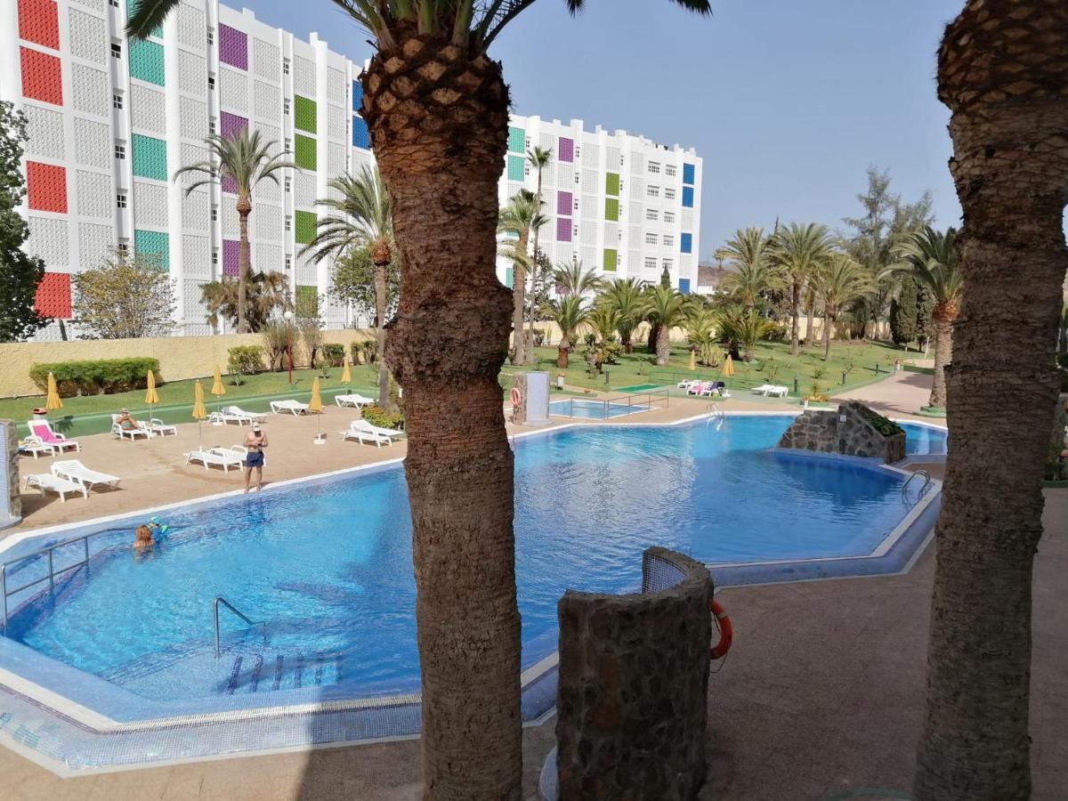 Ancora Angela - Playa Del Ingles Apartment มาสปาโลมาส ภายนอก รูปภาพ