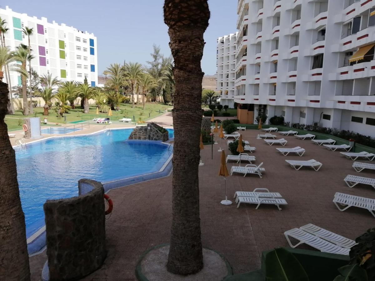 Ancora Angela - Playa Del Ingles Apartment มาสปาโลมาส ภายนอก รูปภาพ