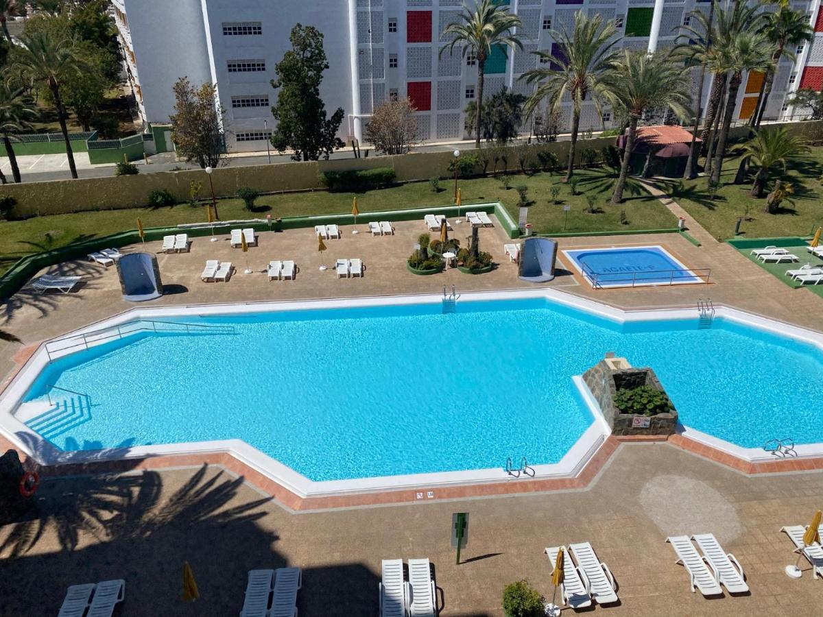 Ancora Angela - Playa Del Ingles Apartment มาสปาโลมาส ภายนอก รูปภาพ